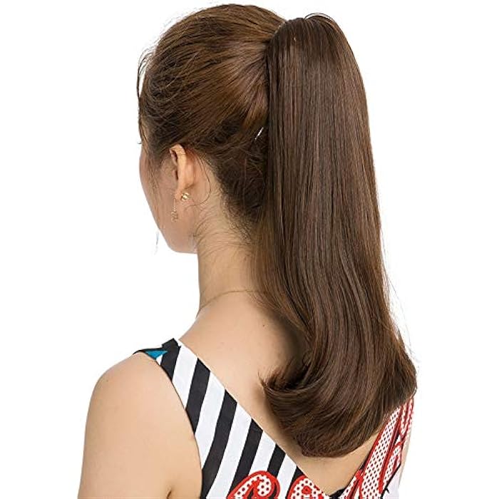 DILLARDS Zhml Wig Female Ponytail Matt High Temperature Silk Prospicient Curly Hair Ponytail Charm Fashion Big Wave Volume Pony Tail (Color : Natural Black) - Image 2